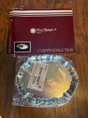 Towle Silver-Plated Scalloped Serving Tray